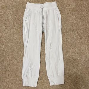 White Lululemon Joggers